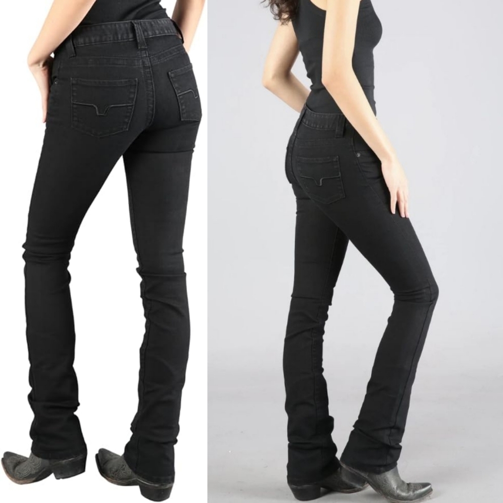 Kimes Ranch Jeans Betty Black Modest Bootcut Western Cowgirl Ranchwear